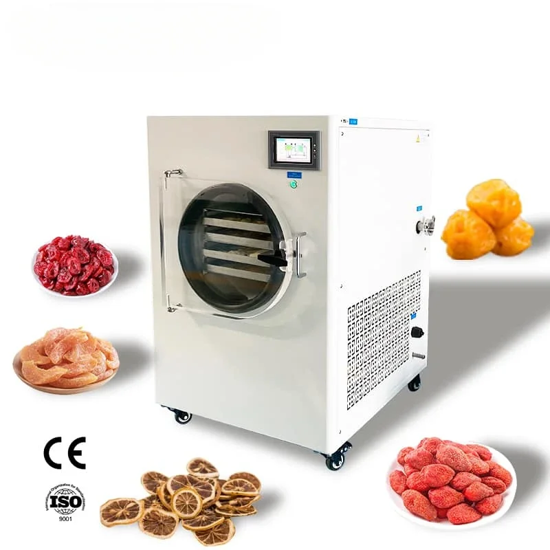 20kg 30kg 50kg Mini Freeze Dryer Machine Vertical Lab Lyophilizer With Vacuum Pump