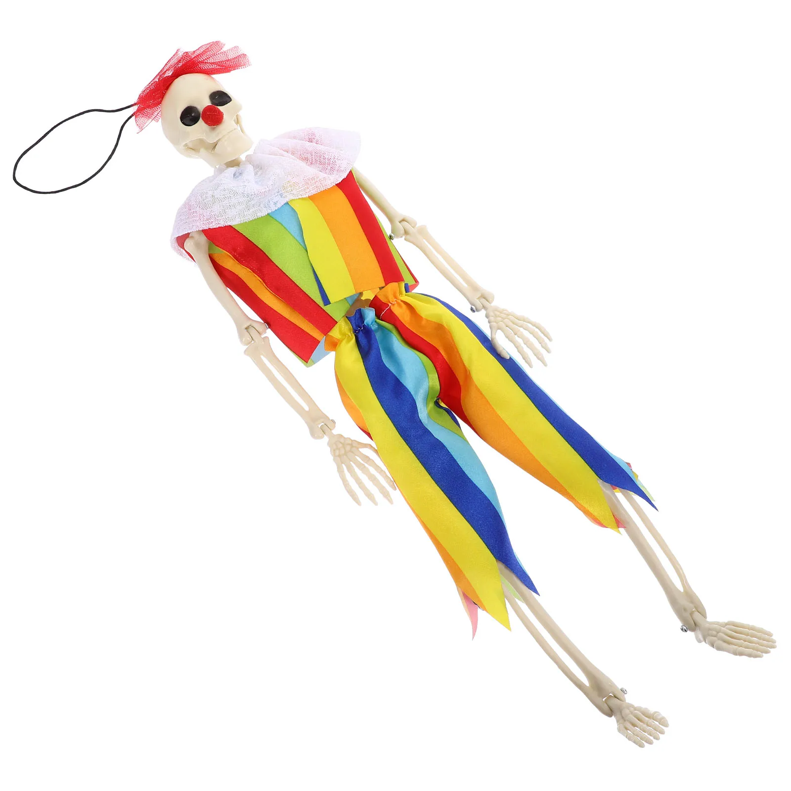 

Clown Decor 40CM Movable Joints Plastic Halloween Party Indoor Decoration Figurine Ornament Statue