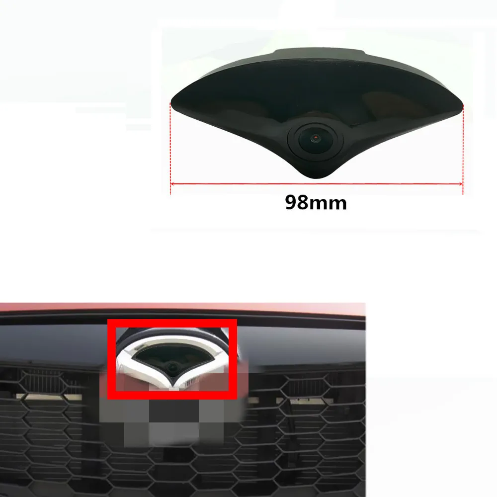 AHD 1080P Fisheye CCD Car Front View Parking Positive Logo Camera For Mazda CX-5 CX5 6 M6 Atenza 2013 2014 2015 2016 2017 2018