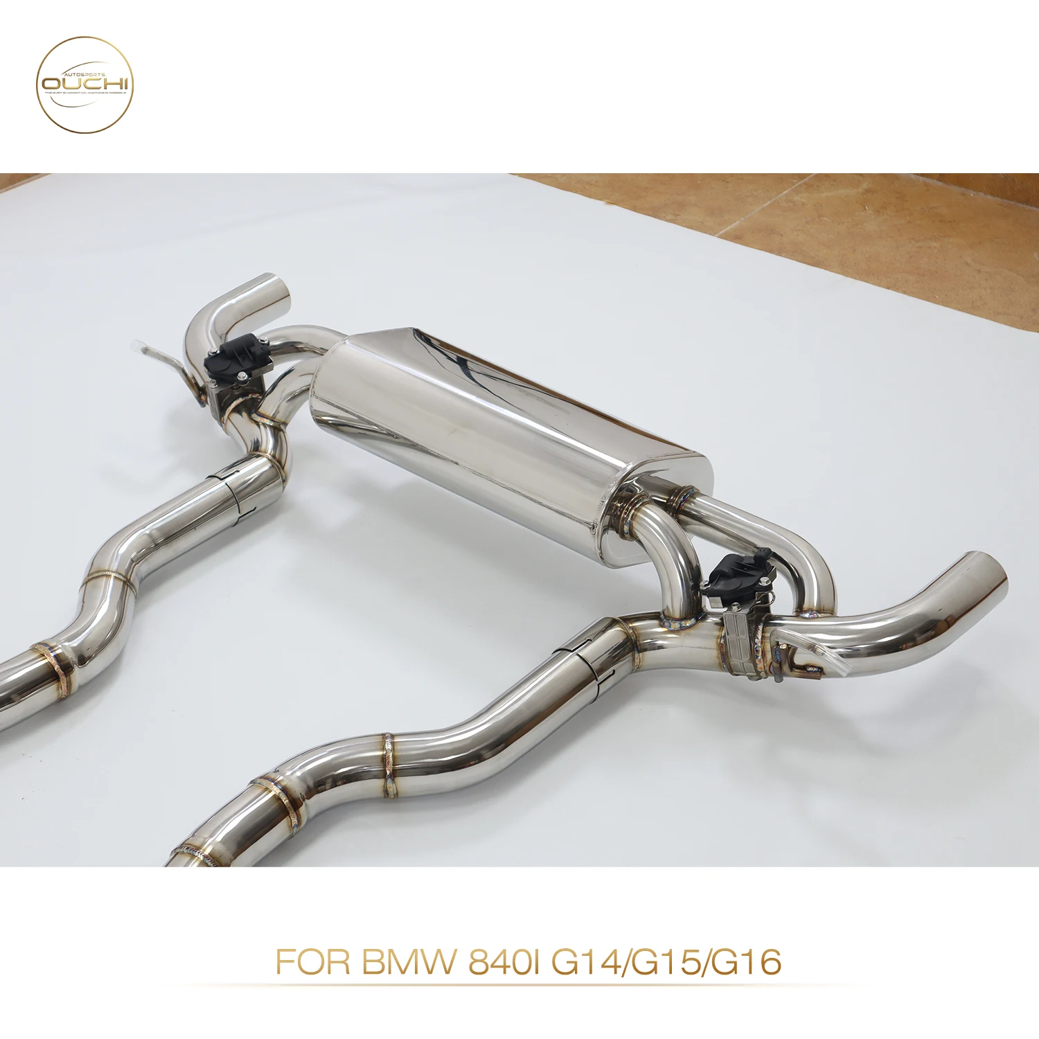 

OUCHI Stainless Steel Catback Exhaust System for BMW 840i G16 2014-2016 Performance Sporty Sound With Electronic Valve