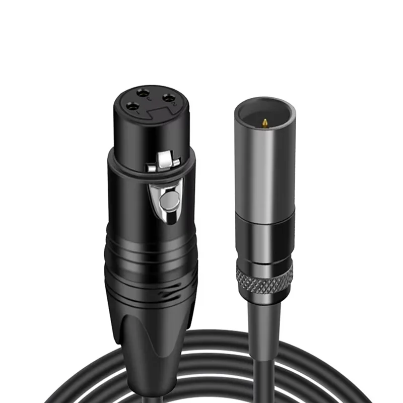 AAAEL-Cinema 4K Camera For Headphone Compatible Mini-XLR 3 Pin Female To XLR 3 Pin Male Audio Cable- Mini-XLR Plug For Audio Lin