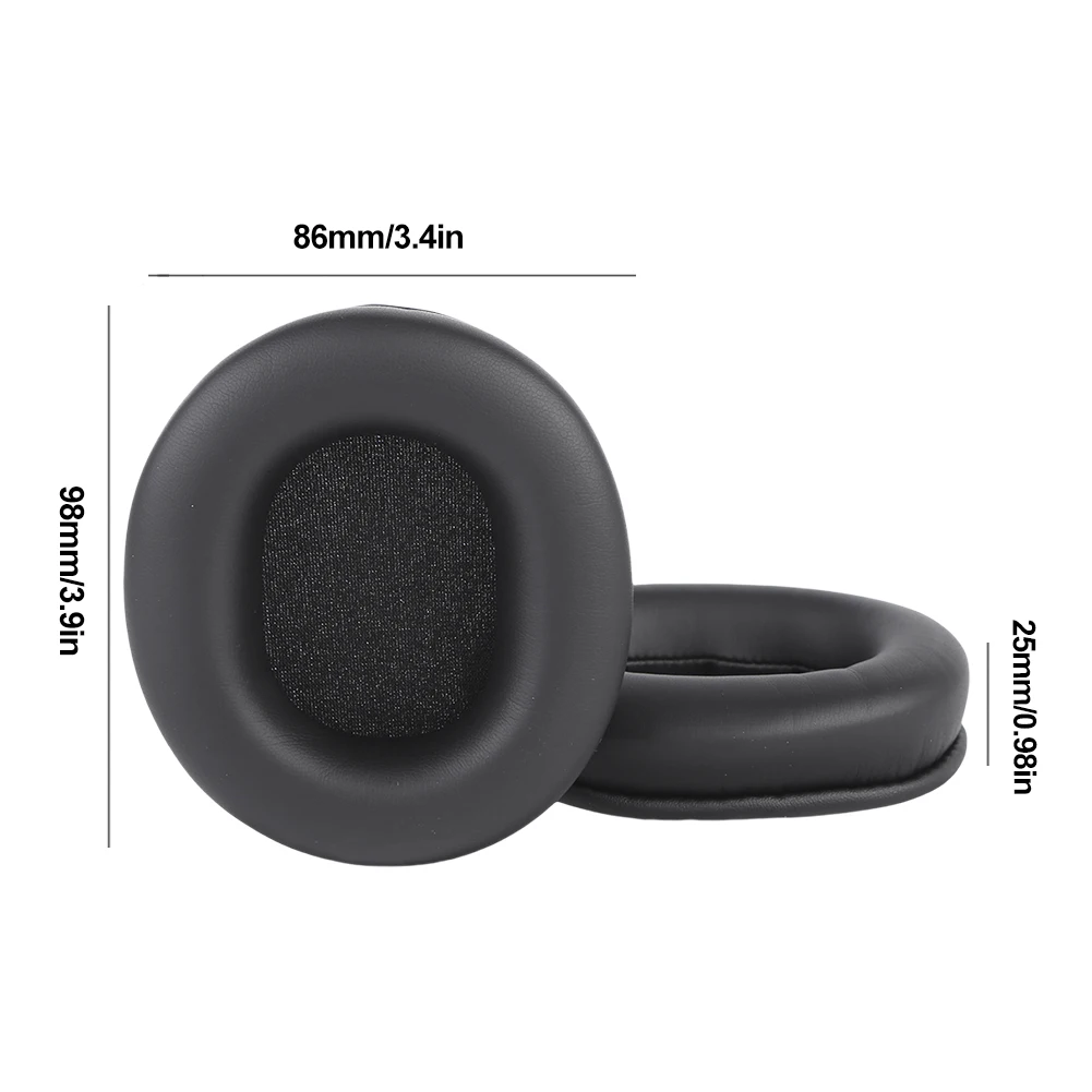 Сменные амбушюры из пены с эффектом памяти, амбушюры, протеиновые кожаные амбушюры, чехол для Audio Technica ATH M50X M50XBT M50RD M40X