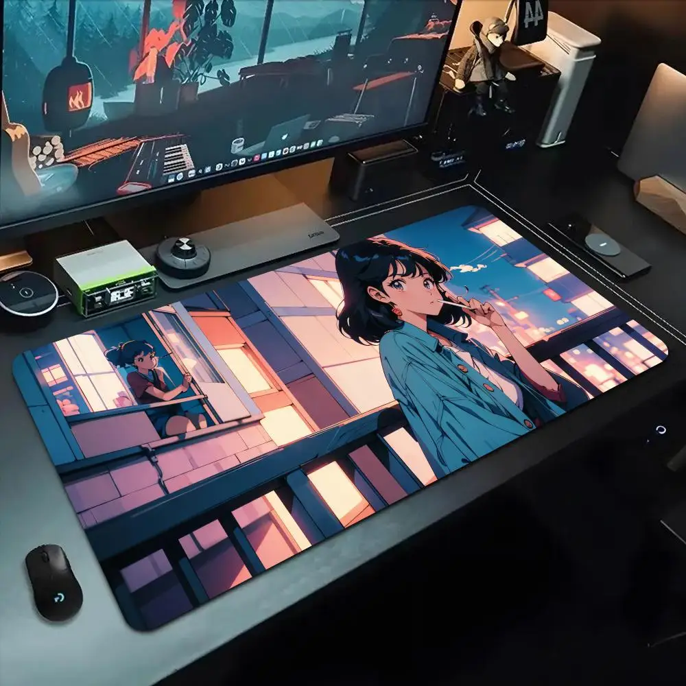 

anime girl Mouse Pad 500X1000 mm Large Gaming Mousepad Gamer XL Rubber Otaku Keyboard Pad Laptop Desk Mat