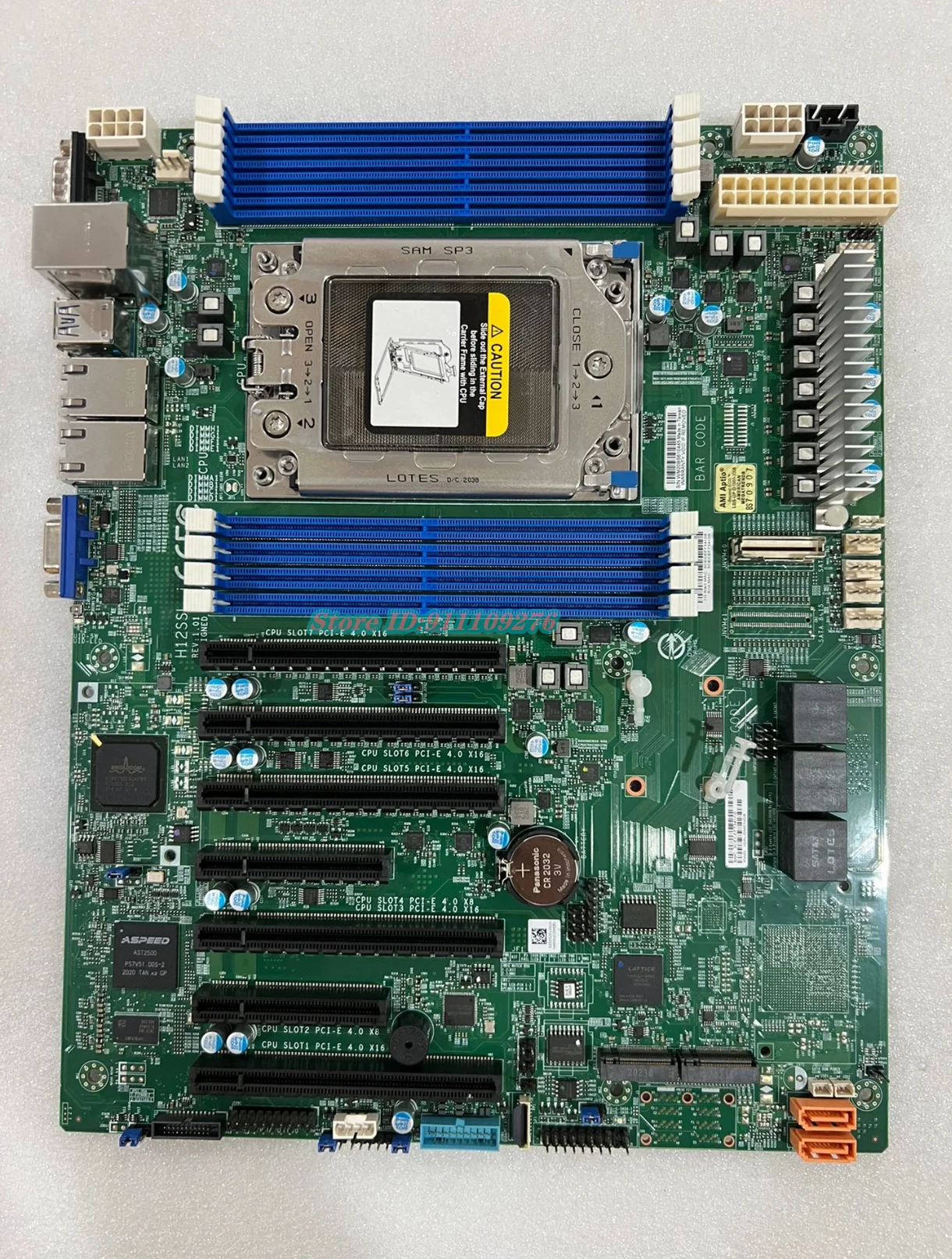 H12SSL-i Motherboard EPYC 7003/7002 Series Processor, Gigabit Ethernet LAN Port