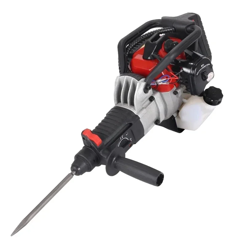 1200W Electric Drill Demolition Hammer Gasoline Pickaxe Electric Diamond Head Concrete Percussion Hammer Rock Drilling Machine