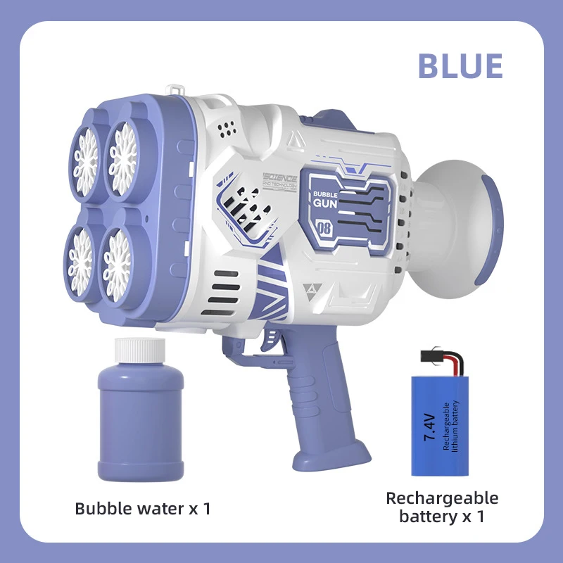 Big Soap Bubble Machine Gun Bubble Maker Blower Sky Star Led Light Bubble Machine Outdoor Games Bubbles for Kids Weeding Child