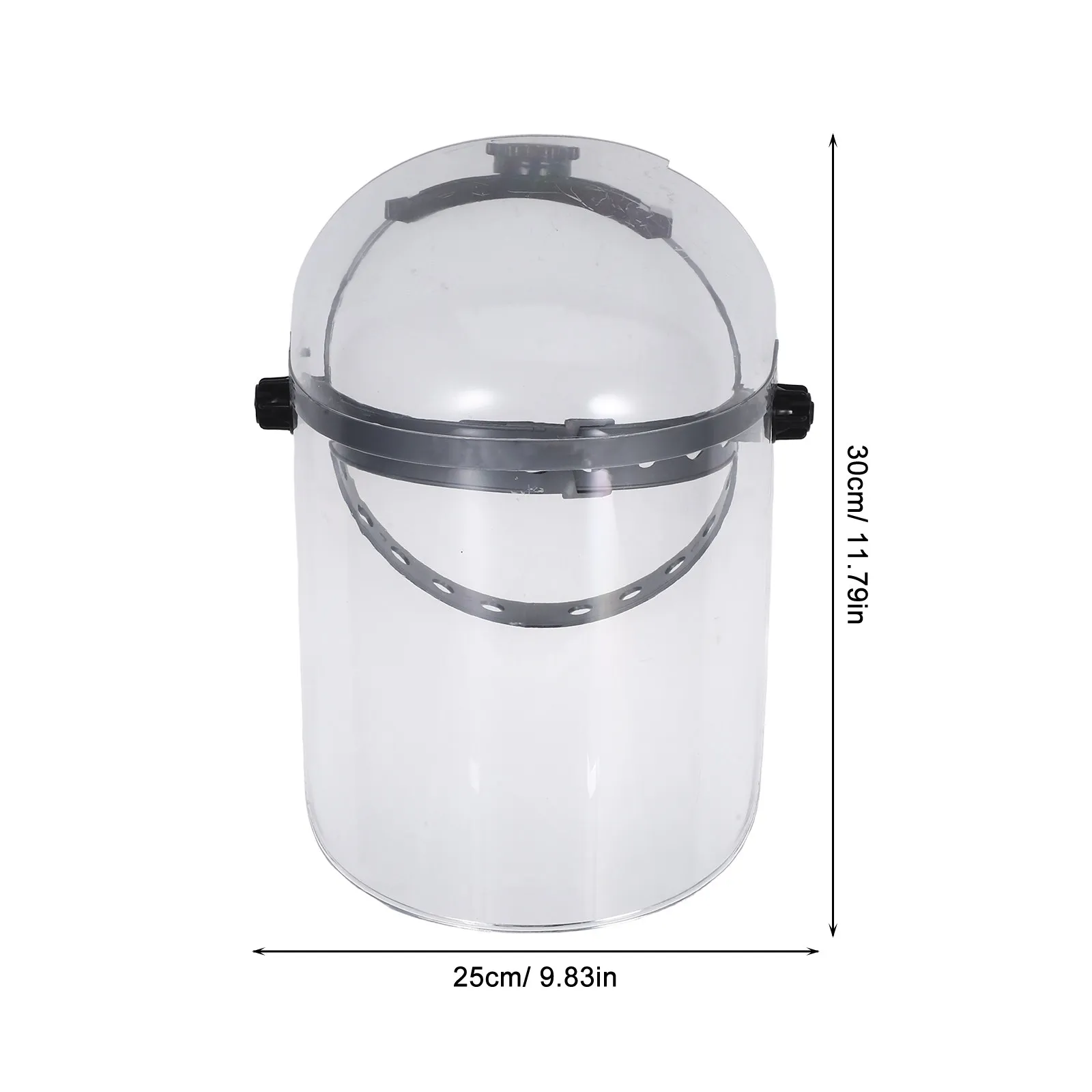 1Pcs Protective Face Shield Pmma Transparent Cover Oil Resistant Protective Mask Droplets Prevention Baffle for Cooking Running