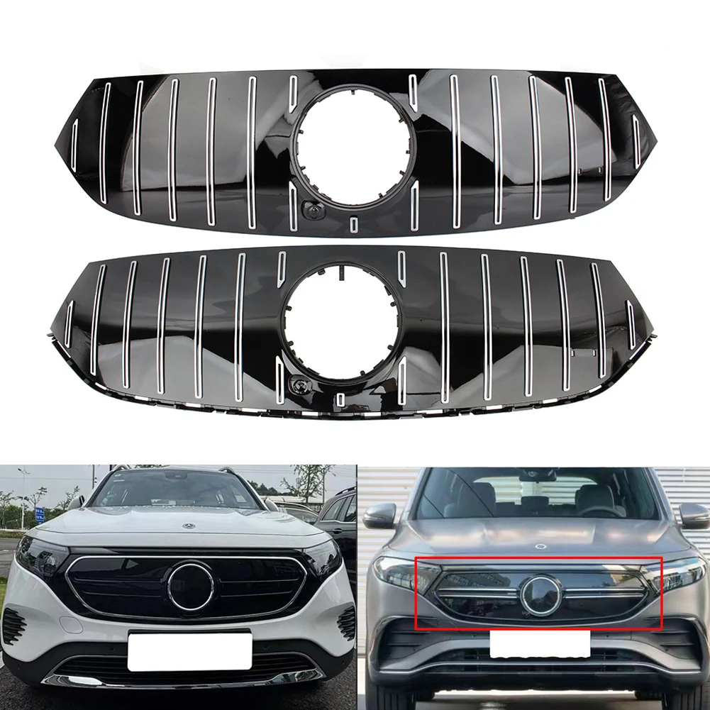 Car Front Racing Facelift Grill Upper Bumper Radiator Grilles Fit For X243 EQB260 EQB350 EQB53 EQB SUV 2022+