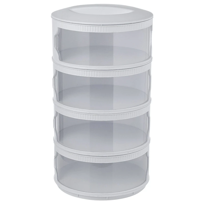 

BEAU-Stackable Food Dome Multi-Layer Transparent Insulation Cover Dustproof For Refrigerator Kitchen Accessories