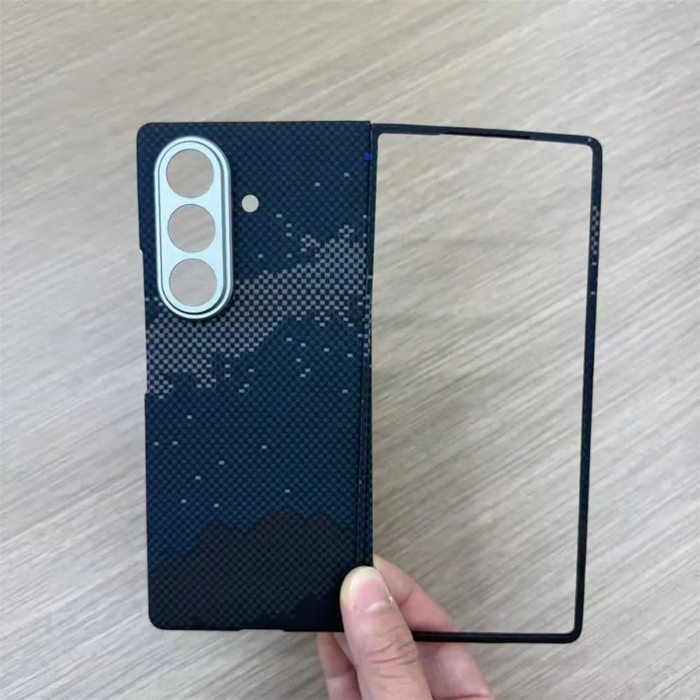 

Magnetic Premium Real Aramid Carbon Fiber Case for Samsung Galaxy Z Fold7 Shockproof Hard Cover