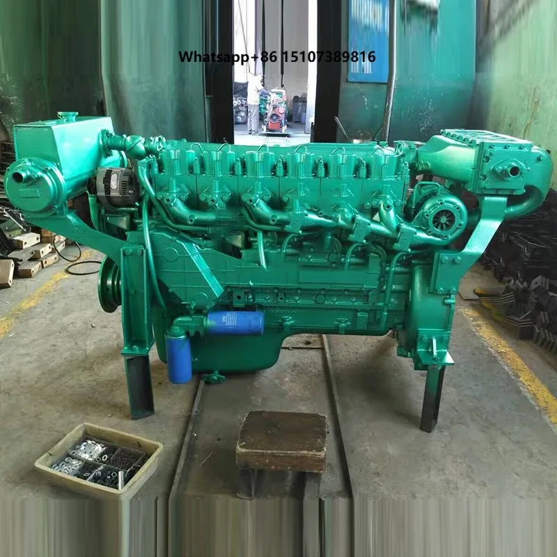 New 225KW 6-Cylinder Marine Engine 6126ZL Fuel Type Condition New
