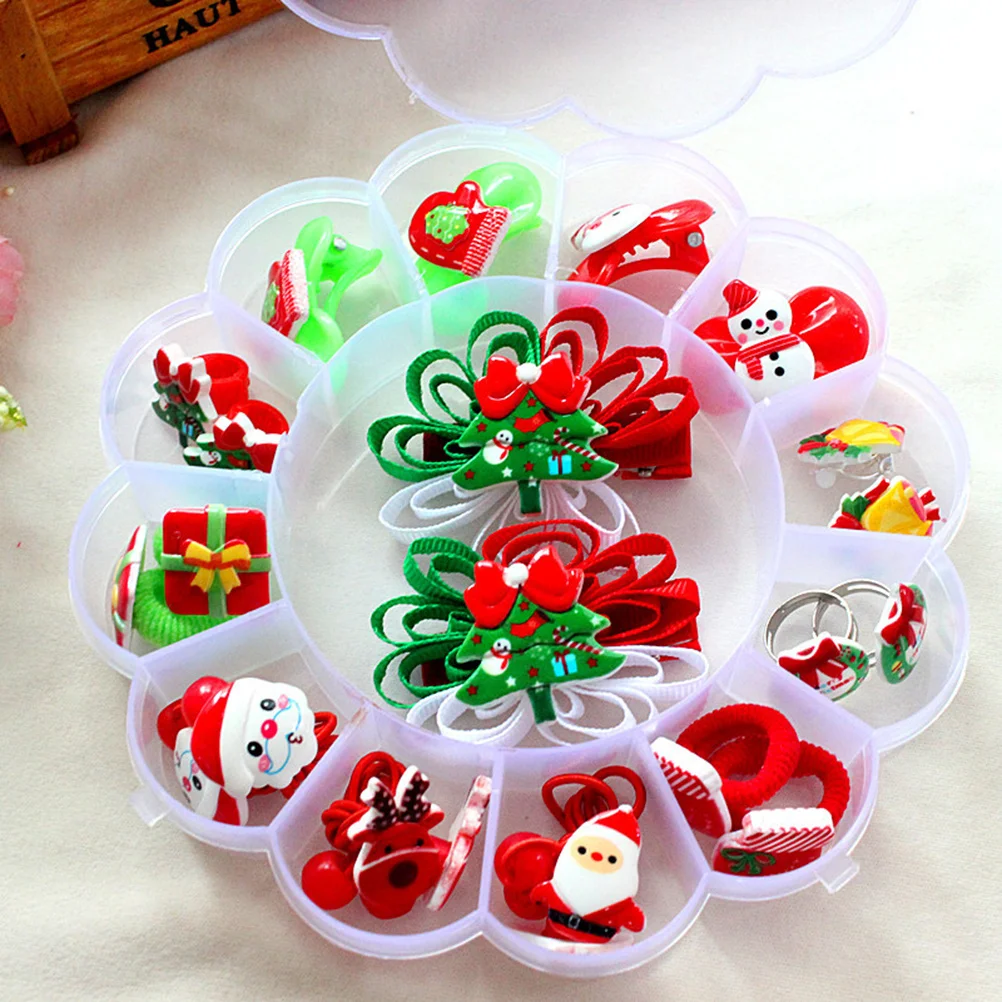 

Christmas Hair Clips Set Creative Children Headdress Eye Catching Durable Material Perfect for Daily Wear and Festivals