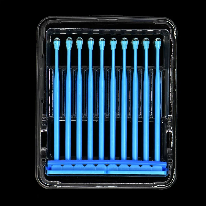 

10pcs Dental Adhesive Tip Applicator for Tooth Crown Porcelain Veneer Disposable Health Care Dental Sticks Brush Dental Material