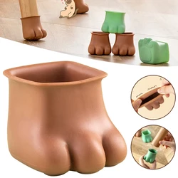 Table And Chair Foot Cover Flexible Silicone Shockproof Stool Leg Chair Pad Furniture Guard Cute Paw Stool Leg Mat Lbshipping
