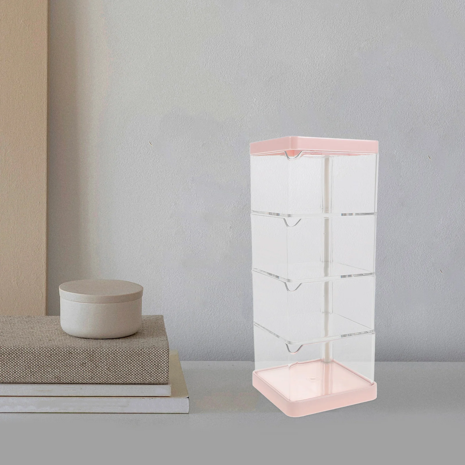 

Hair Accessories Storage Box Desktop Organizer Jewelry Box Portable and Adorable Multi-Compartment Accessories Organizer