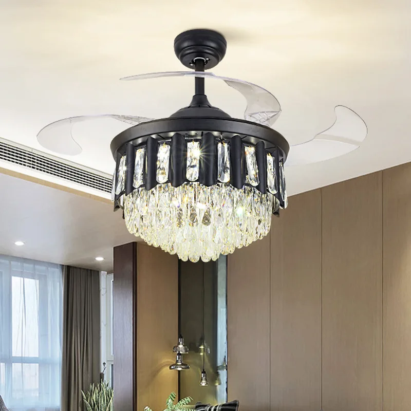 European style, invisible, fan light led living room, bedroom
