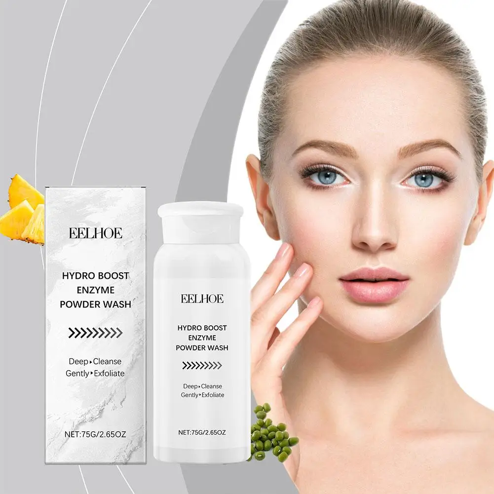 

Enzyme Face Powder Wash Skin Oil Control Clean Facial Face Enzyme Pores Remove Pimples Blackheads Cleanses Refreshed Flour E9I6