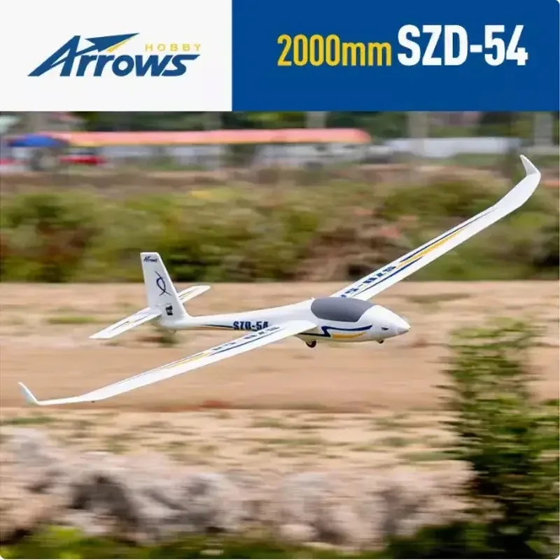 Neues Blue Arrow-Modellflugzeug 2000 mm SZD-54 Outdoor-Schaumstoffgleiter mit festem Flügel, zusammengebautes elektrisches ferngesteuertes Modellflugzeug PNP