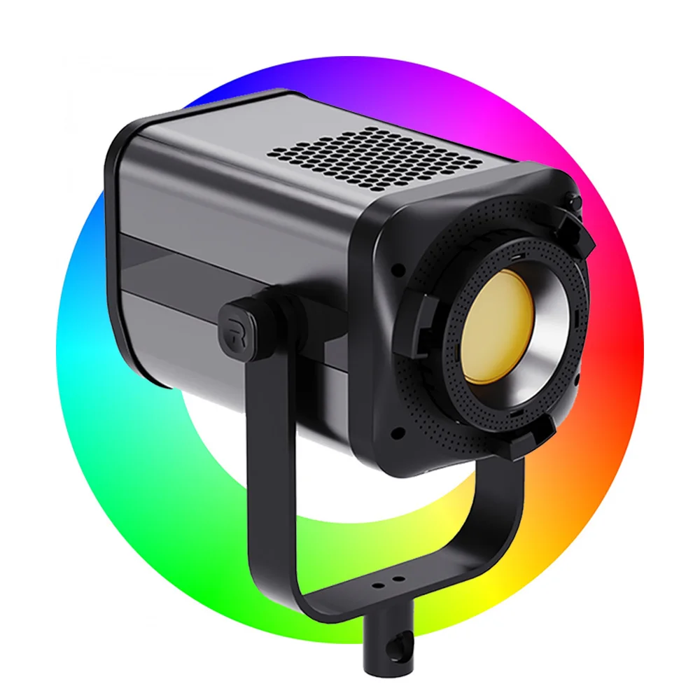 Hot-selling RGB LED COB Video Light 18600lm Low Noise Aluminum Photographic Video Studio Light