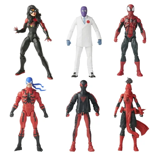 Marvel Legends Series Retro SpiderMan Ben Reilly Chasm Tarantula Miles Morales Rose Elektra Daredevil Jessica Action Figure Toys