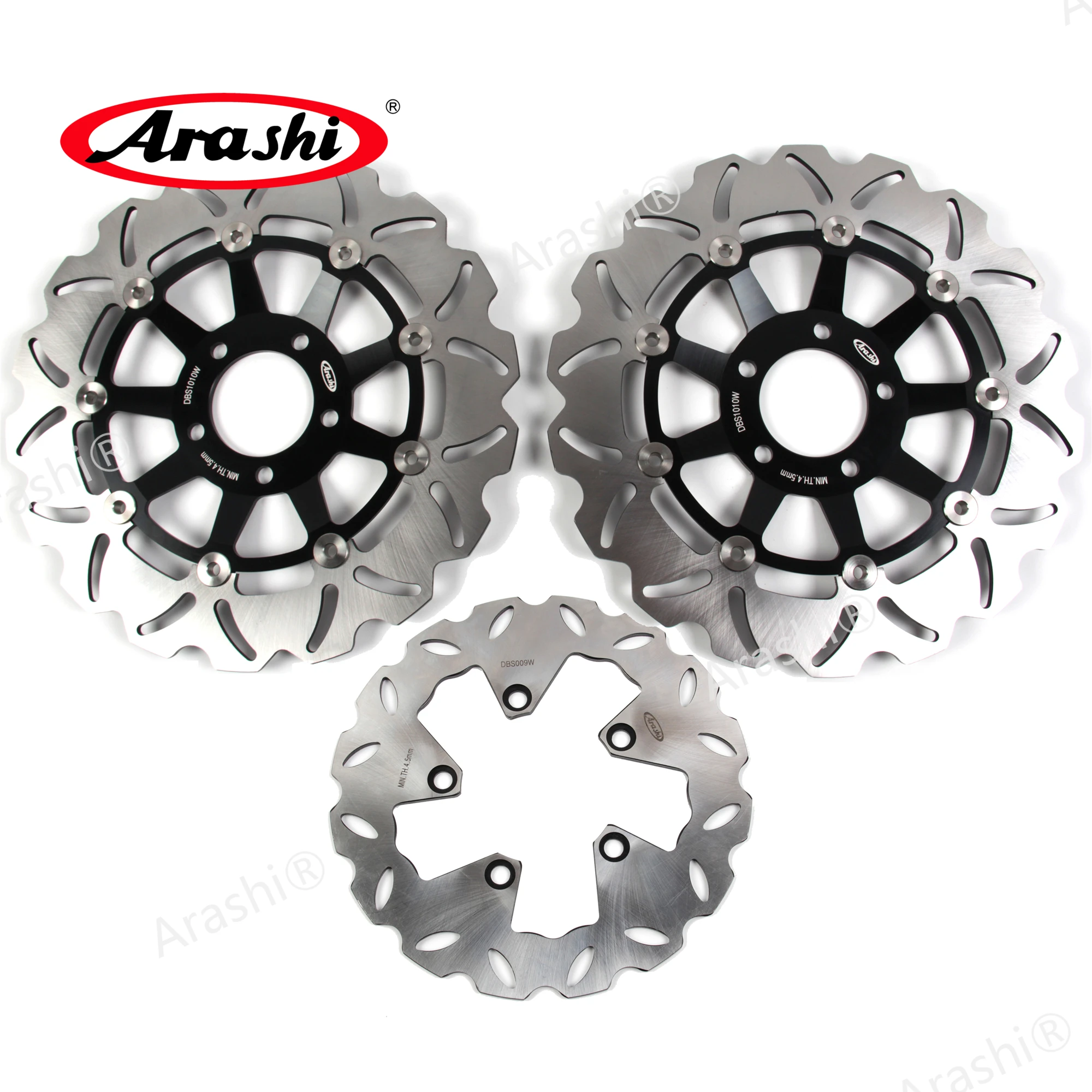 ARASHI GSX1200 BANDIT Front Rear Brake Rotors Disc For SUZUKI BANDIT GSX 1200 1996-2005 2000 2001 2002 2003 99 GSF1200 / RF900