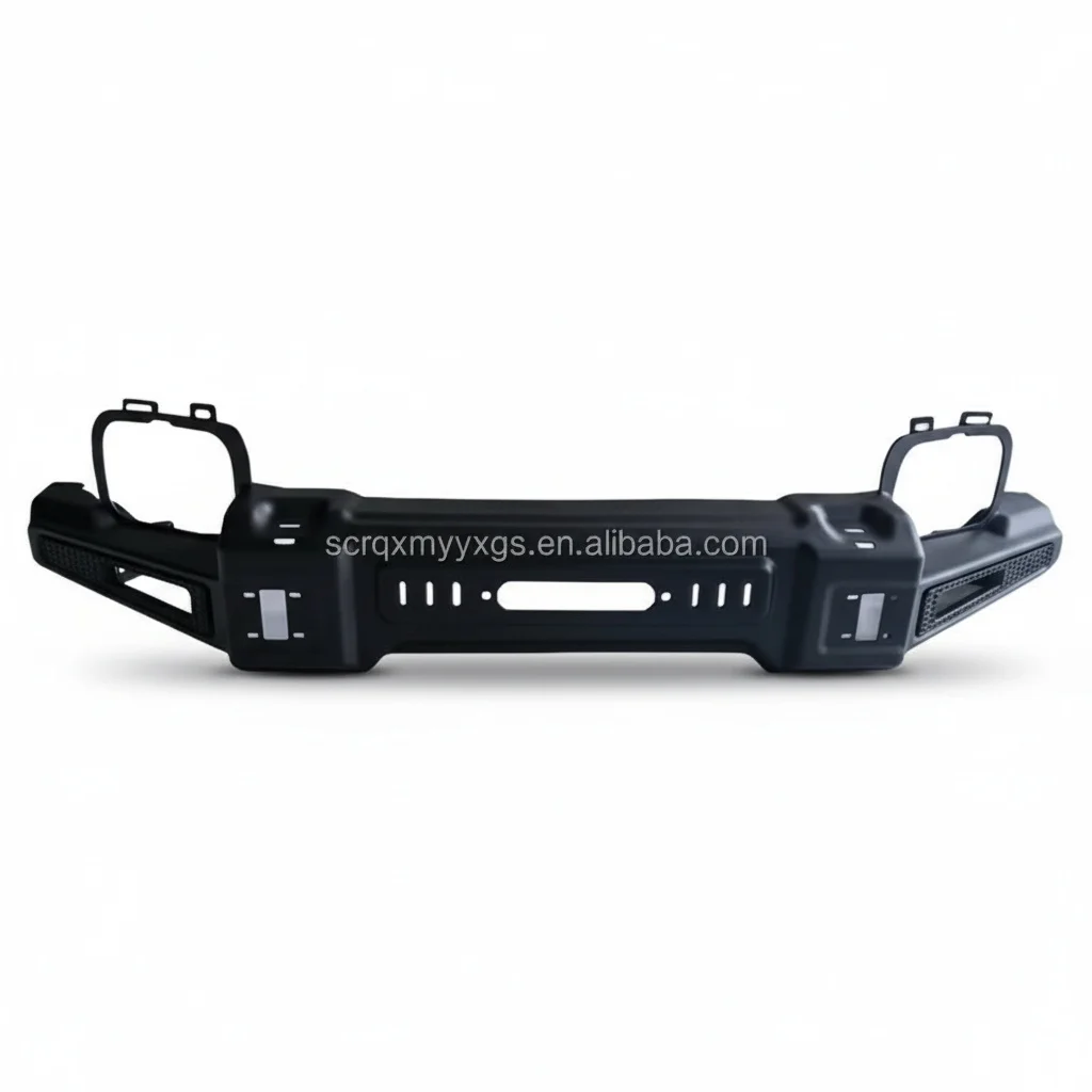 

Front Bumper, Manganese Steel Bumper Rail Reinforcement, For BAIC Beijing BJ40 2018-2023 BJ40P, Heavy Duty Off-road Front Guard
