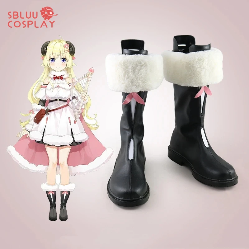 SBluuCosplay Vtuber Hololive Tsunomaki Watame Cosplay Shoes Custom Made Boots