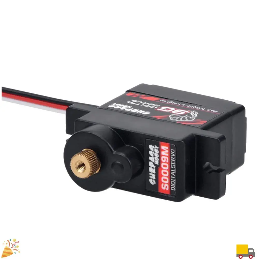 SURPASS HOBBY 4PCS S0009M 9G Servos digitali Metal Gear Servo 1.4KG Sterzo per RC Auto Parti Aereo Barca Nave Aereo