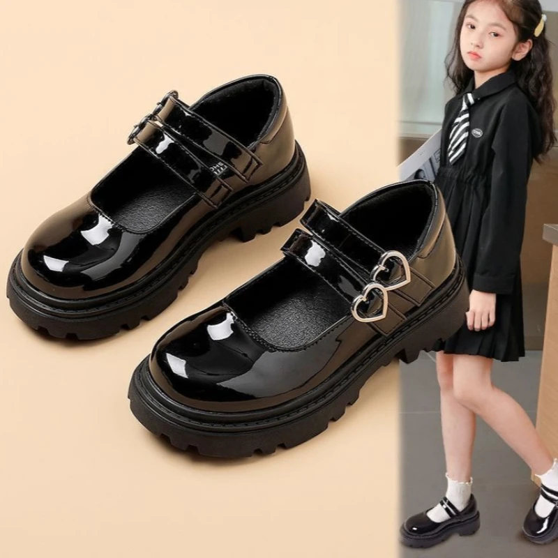 

Girls Princess Shoe2026 Spring New Korean Edition Child Formal Dress Soft Single Shoe Fashion Girl Anti Slip Party Leather Shoe