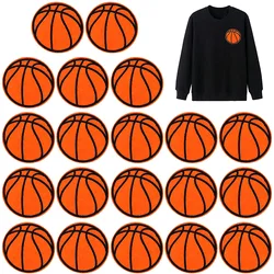 Embroidered Basketball Patch Iron On Sew On Sports Ball appliques Diy Clothing Stickers iron Jeans garment Badge