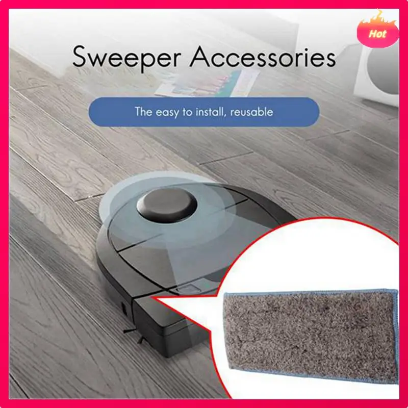 AD-9Pcs Washable Wet Mopping Pads For Irobot Braava Jet M6 Robot Vacuum Cleaner Mop Cloths Rag Pads Parts