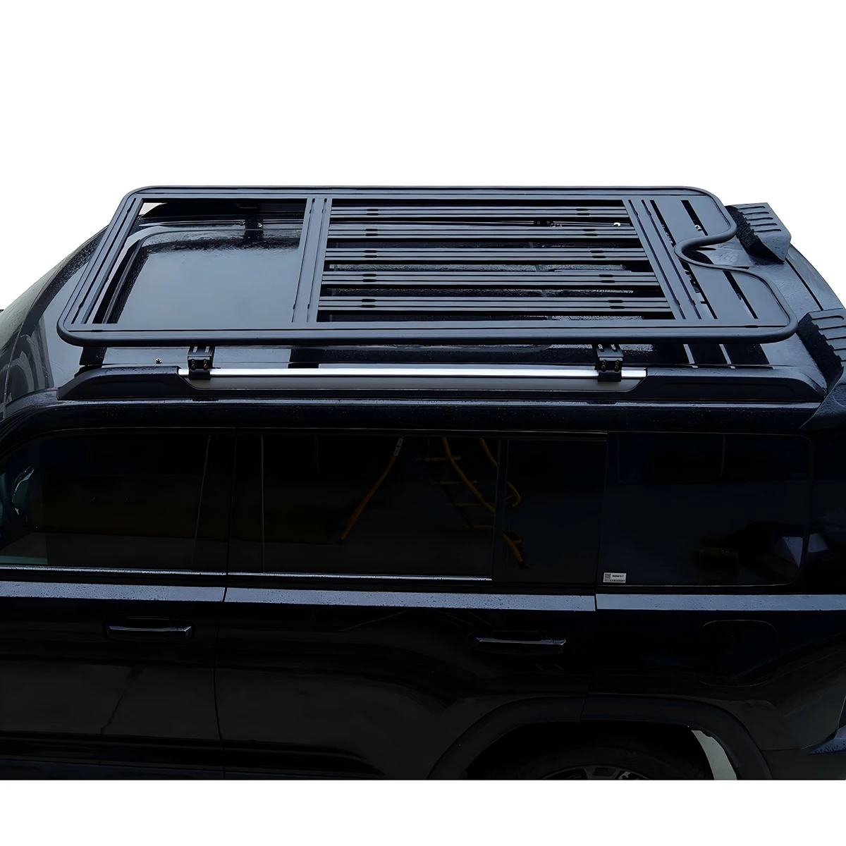 

Roof Rack Rooftop Cargo Luggage Carrier Steel Basket for Haval Menglong for Defender Style ROOF PLATFORM 2023