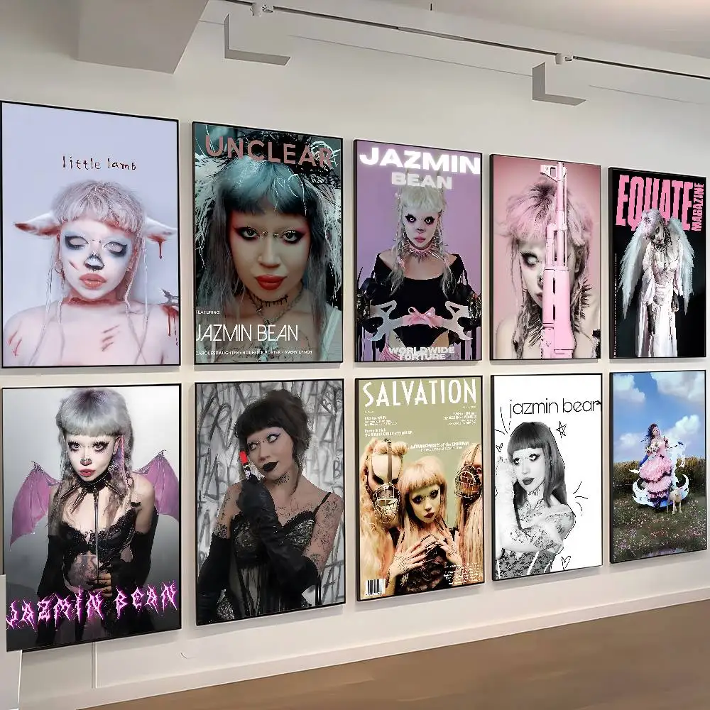 Singer J-Jazmin B-Bean Album Poster Print A5 A4 A3 A2 Wall Art Decor For Room Office Gift For Fans