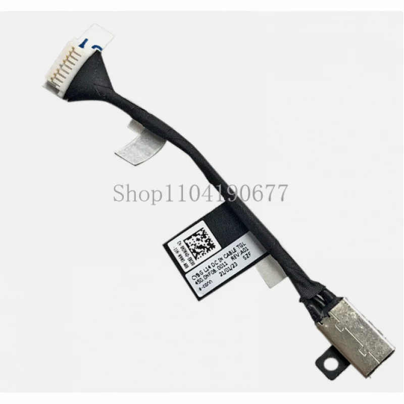 for Dell Latitude 0HJW4D HJW4D 450.0NF0B.0001 DC Charging Power Port Socket Cable