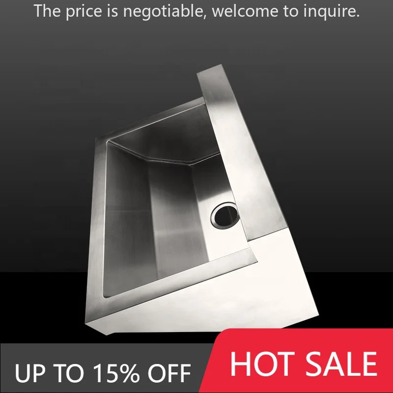 

Настенная медицинская скраб-раковина из нержавеющей стали, больничная медицинская раковина для рук