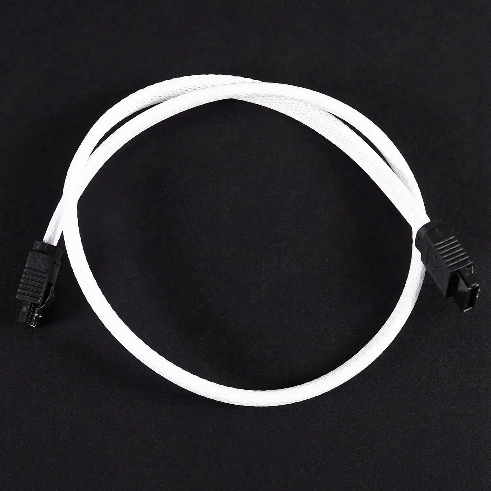 FULL-3X 50CM SATA 3.0 III SATA3 7핀 데이터 케이블 6Gb/S SSD 케이블 HDD 하드 디스크 데이터 코드 나일론 슬리브 프리미엄 버전