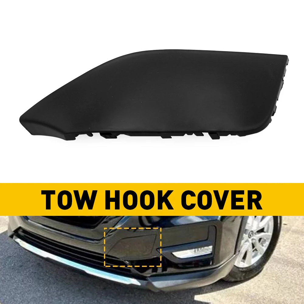 Rear Bumper Tow Hook Cover Cap Towing Eye For Nissan Rogue 2017 2018 2019 2020 Car Accessories 622A0-6FL0H