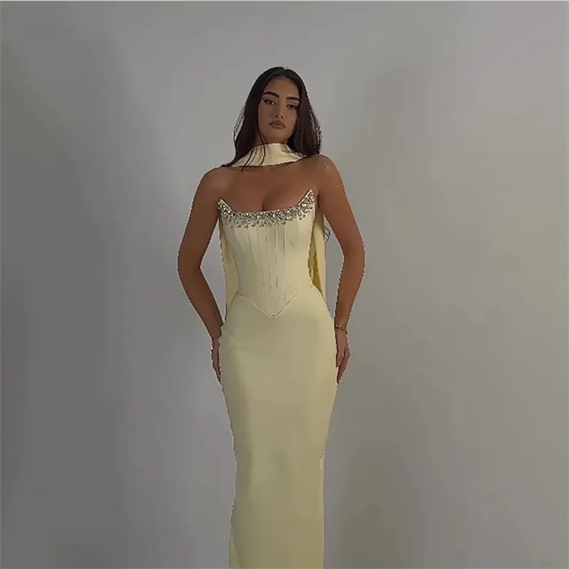 

Сексуальные блестящие вечерние платья русалки без бретелек с V-образным корсетом и стразами, платье для выпускного вечера, вечерние платья Bobycon, платье на день рождения по индивидуальному заказу