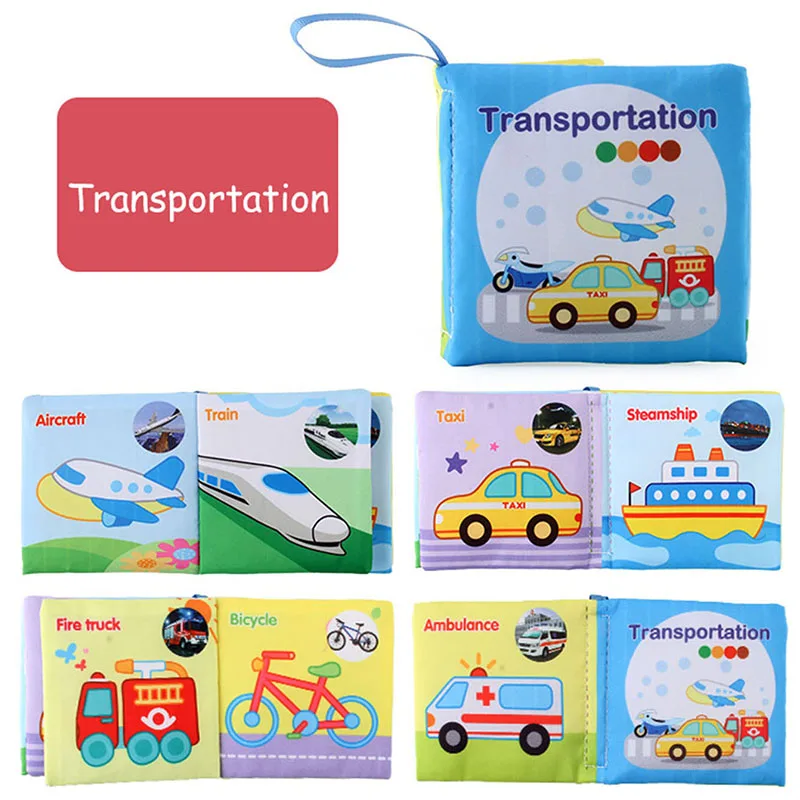 Baby Frühförderungsspielzeug Schwanz-Stoffbuch Puzzle Eltern-Kind-Interaktives Geräuschpapier Aktivitätsspielzeug für Säuglinge