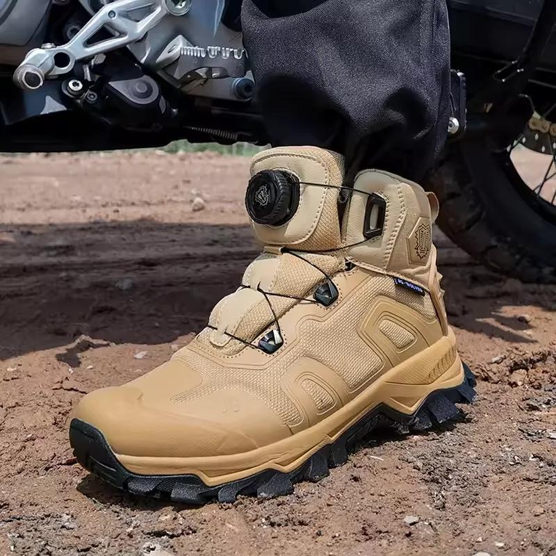 JG.WOLVES Men Women Enduro Riding Shoes Casual Sneakers Durable Motocross Motorcycle Racing Boots Waterproof Botas Motocross