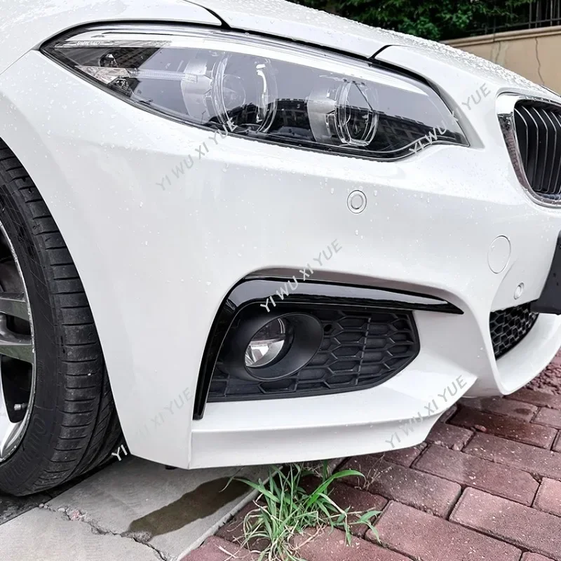 For Bmw 2 Series F22 F23 220i 228i 230i M235i M240i 2014-2021 Front Bumper Side Spoiler Splitter Fog Light Frame Cover Tuing