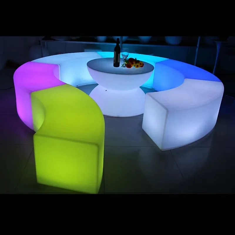 

Outdoor Battery Rechargeable Round bar Chair Stool for Club