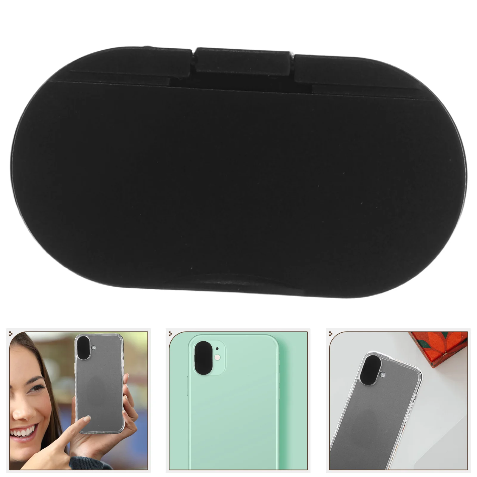 

Phone Camera Lens Cover Slide Privacy Protection Scratch Resistant Black Compatible for Iphone 16 16Plus Phone Accessory