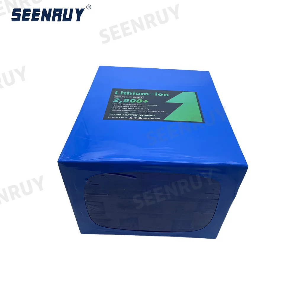 SEENRUY 17S 60V 80Ah Lithium Ion Battery With BMS Bluetooth for 4000W 6000W Electric Tricycle Scooter Motorcycle sightseeing