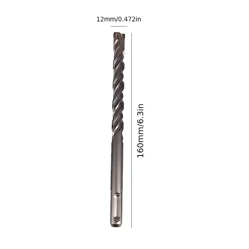 

6-16mm high-performance hard alloy head SDS impact drill bit, used for efficient drilling of concrete bricks and stone masonry