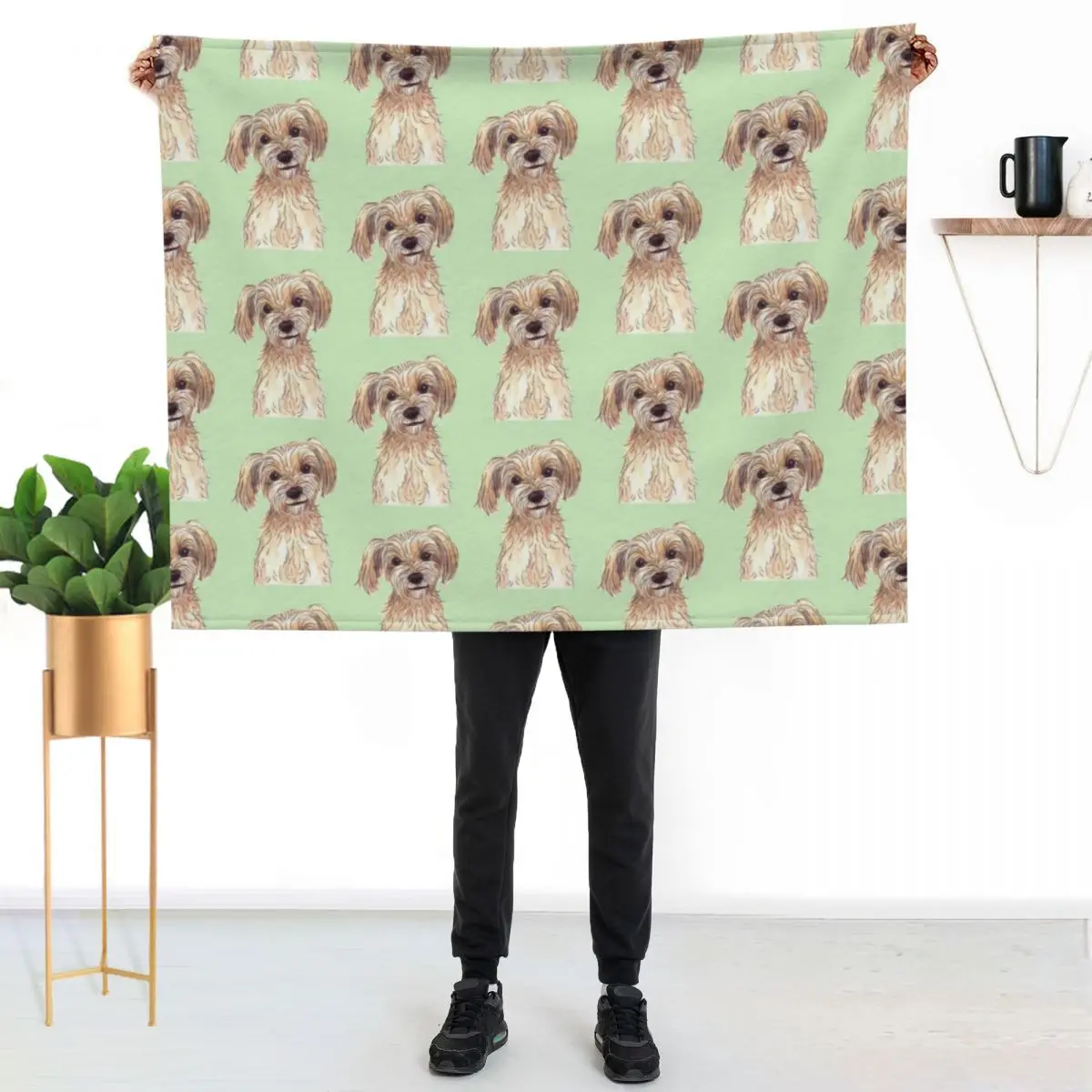 BAILEY doodle Throw Blanket Heavy Luxury St Soft Plaid Luxury Thicken for winter cosplay anime Blankets