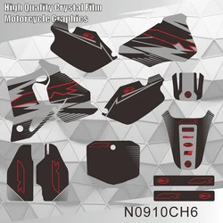 For HONDA CR 80 1996 1997 1998 1999 2000 2001 2002 Full Graphics Decals Stickers Motorcycle Background Custom Number N0910CH