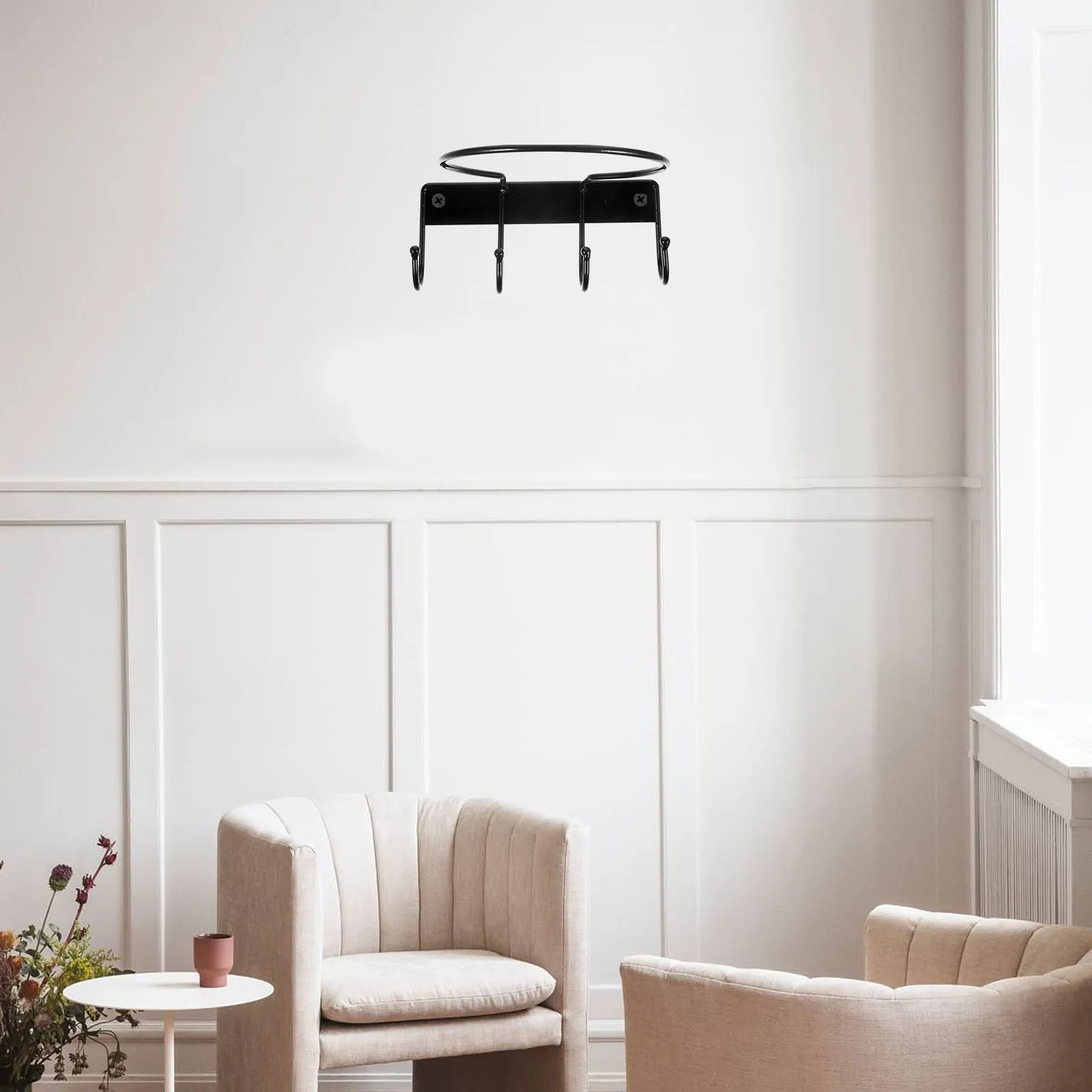 رف تخزين كرة السلة، جهاز منزلي من الحديد، حامل حائط، خطاف تعليق المعاطف، خطافات للتركيب