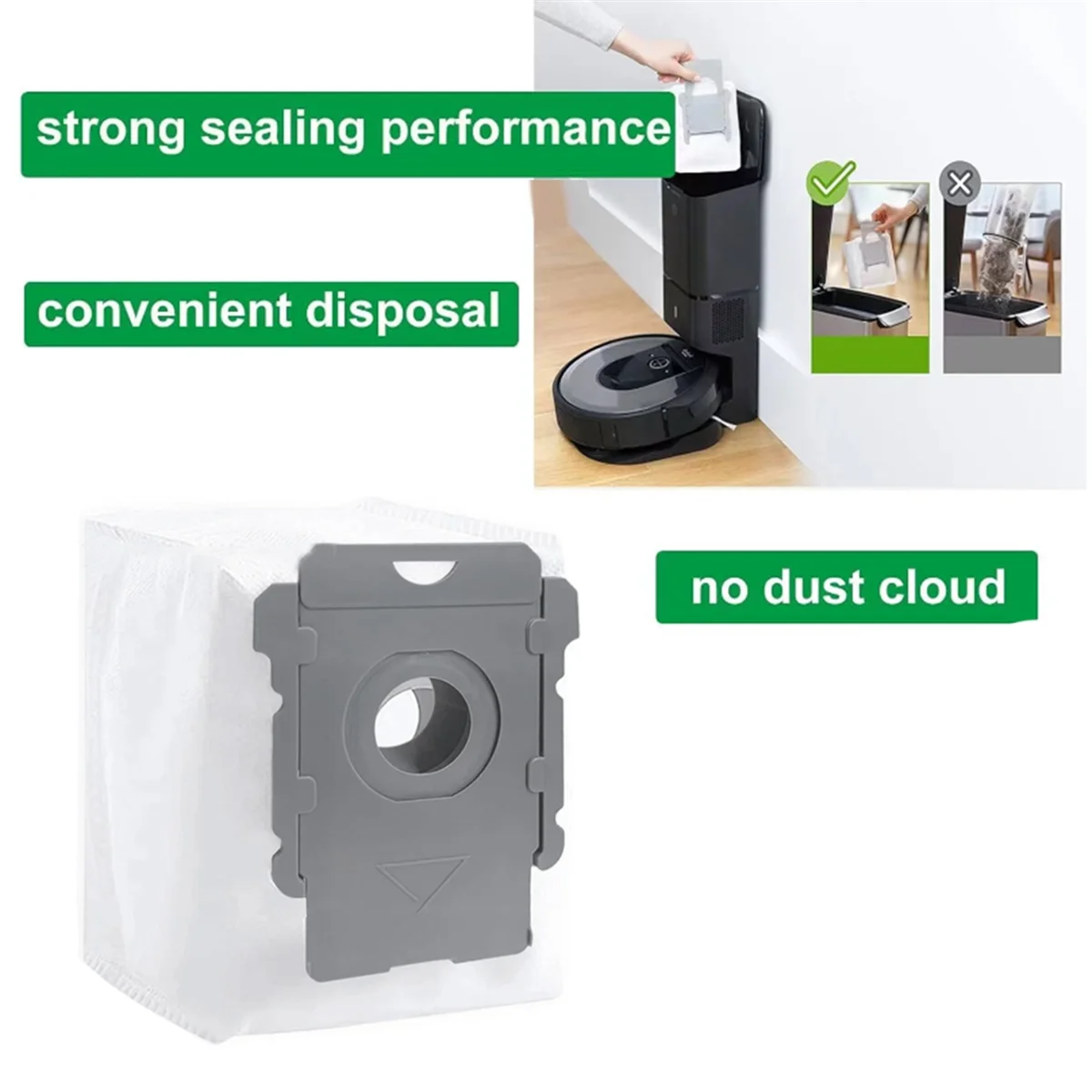 FZFZ 20 Pcs 교체 용 진공 가방 I1 + I3 I3 + I3 Plus I4 I4 + 시리즈 일회용 먼지 봉투와 호환 가능