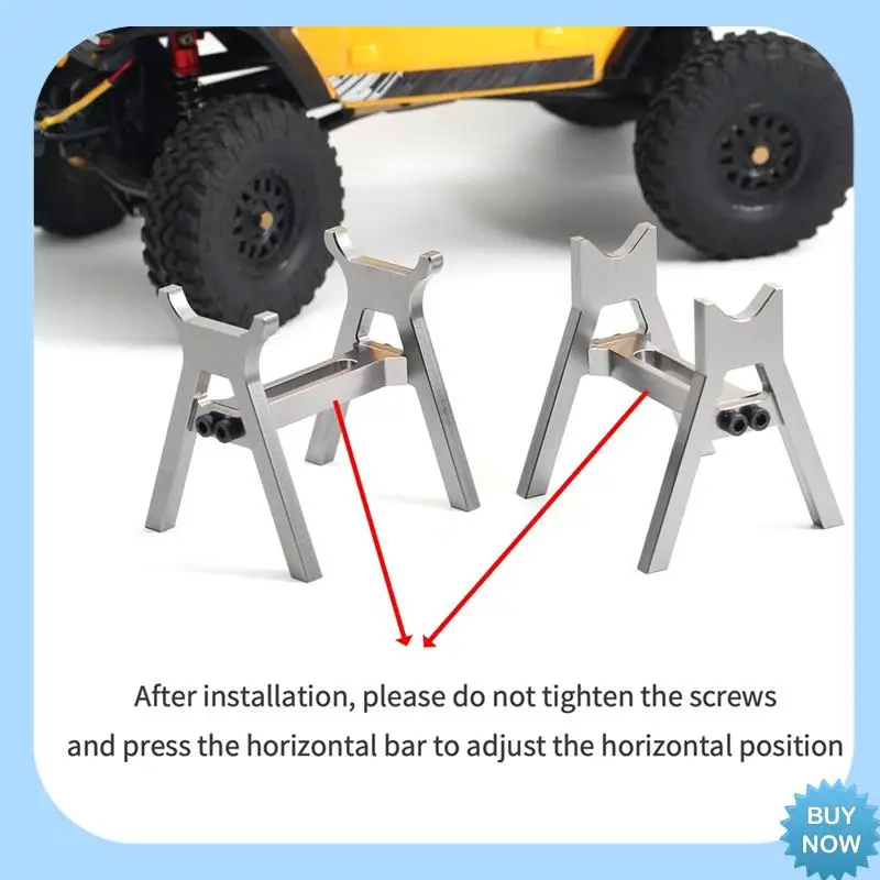 

A47Z Aluminum Alloy Work Stand Repair Station Display Platform Holder For 1/18 1/24 RC Car TRX4M SCX24 FCX24